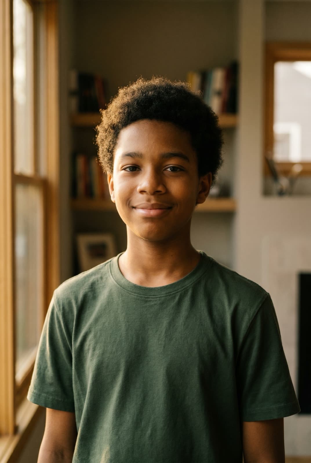 A confident teenager
